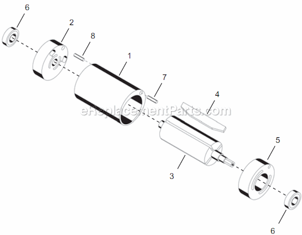 Cleco 14PTA02Q Quick Change Pistol Grip P-Handle Trigger Page B Diagram