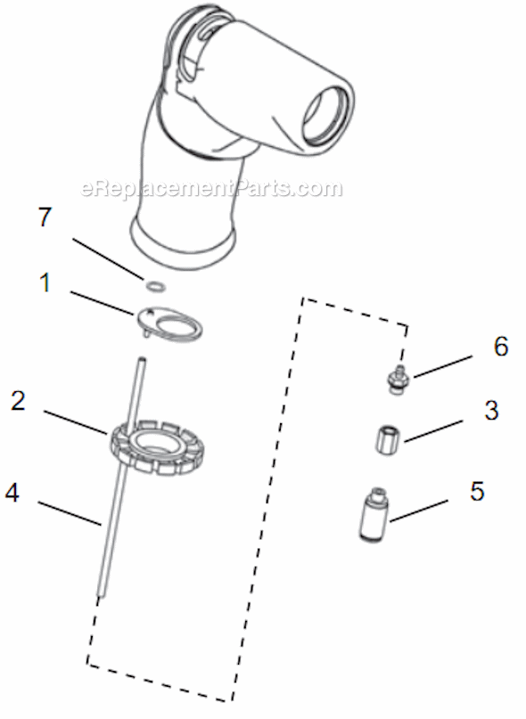 Cleco 14PTA04Q Quick Change Pistol Grip P-Handle Trigger Page E Diagram