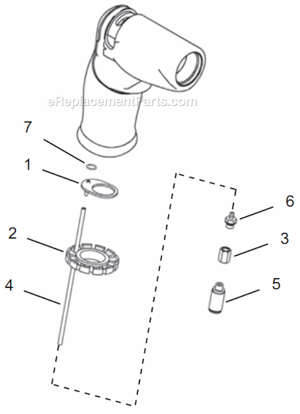 Cleco 14PTA05Q Quick Change Pistol Grip P-Handle Trigger Page E Diagram