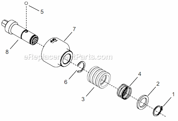 Cleco 14PTA15Q Quick Change Pistol Grip P-Handle Trigger Page F Diagram