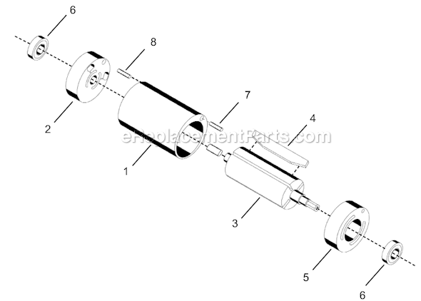 Cleco 14PTS03Q Quick Change P-Handle Pistol Nutrunner Page C Diagram