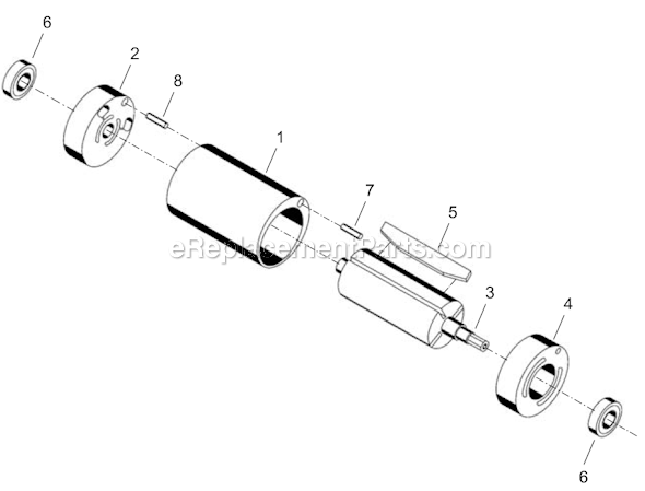 Cleco 14SCA04Q Quick Change Combination Reversing Ring Screwdriver Page B Diagram