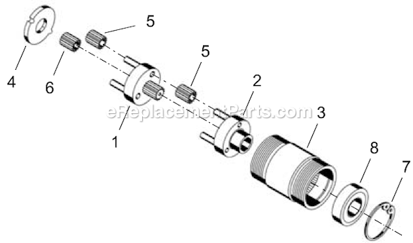 Cleco 14SCA04Q Quick Change Combination Reversing Ring Screwdriver Page C Diagram