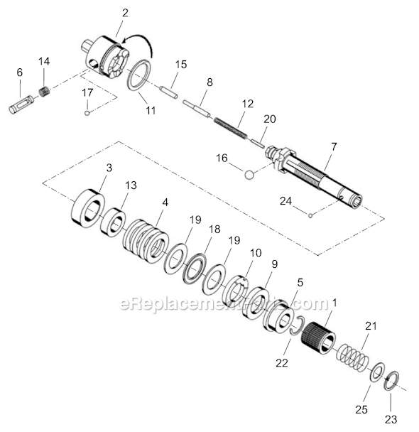 Cleco 14SCA05Q Quick Change Combination Reversing Ring Screwdriver Page D Diagram