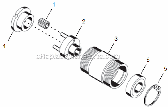 Cleco 14TCA02Q Quick Change Pistol Grip T-Handle Combination Page C Diagram