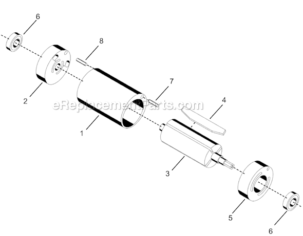 Cleco 14TTA10Q Quick Change Pistol Grip T-Handle Trigger Page B Diagram