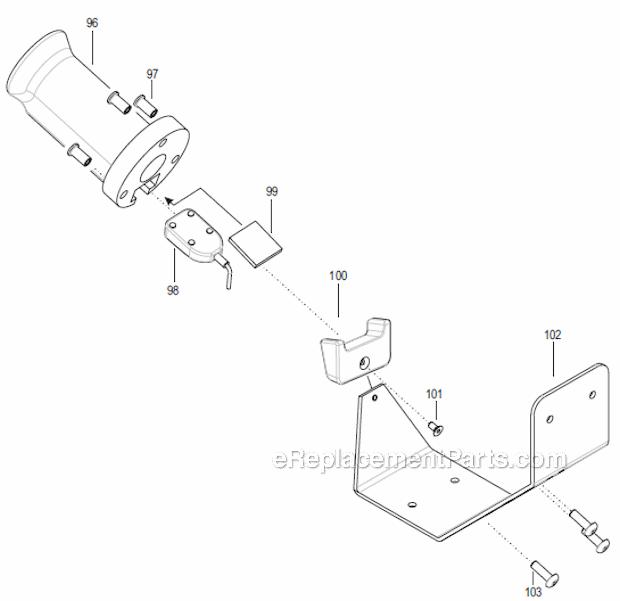 Cleco 17BPXB09Q 9NM Cordless EC Tool Tool Holder Diagram