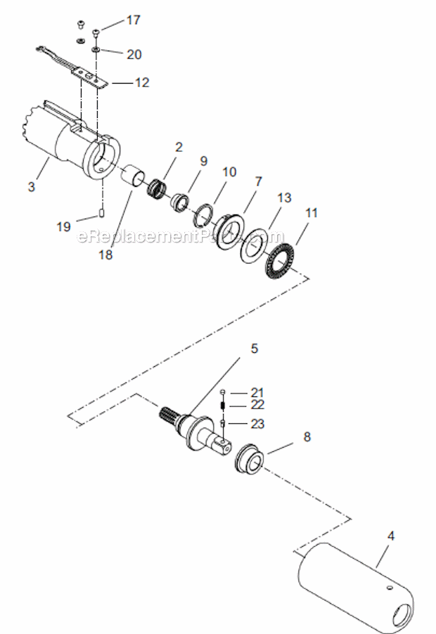 Cleco 18CPE06D3P 6NM Pistol Grip Nutrunner Page E Diagram