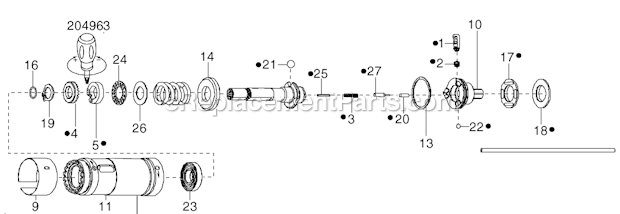 Cleco 34RAA94F3ML00 18MM Flush Socket Reversible Right Angle Clecomatic Clutch Nutrunner Page E Diagram