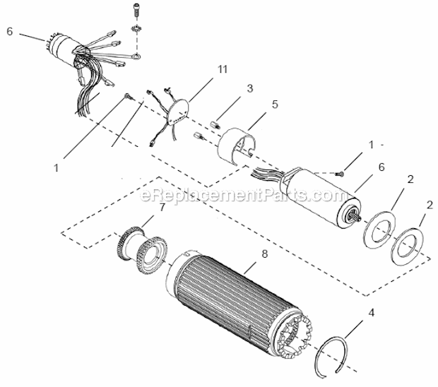 Cleco 48CAE53S341 53NM Retractable Spindle Nutrunner Page B Diagram