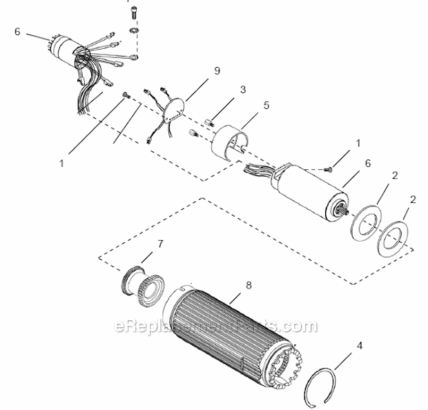 Cleco 48CSE12D2 12NM Inline Nutrunner Page B Diagram