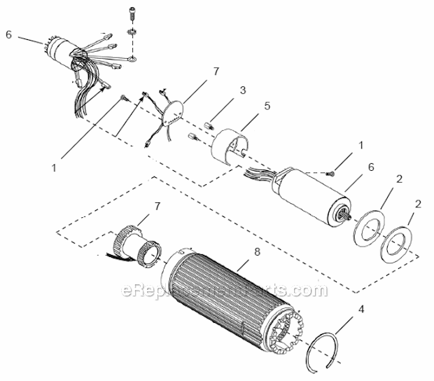 Cleco 48EA75F3 75NM EC Flush Socket Nutrunner Page B Diagram