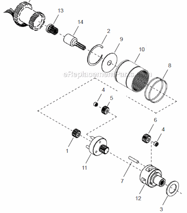 Cleco 48EA75S341 75NM EC Retractable Spindle Nutrunner Page C Diagram