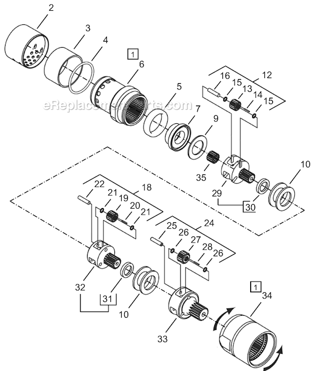 Cleco 64TTS205D6 3/4