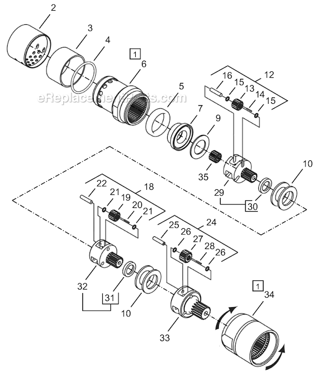 Cleco 64TTS255D6 3/4