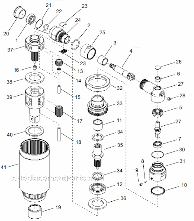 Cleco 67EA860AH8 Electronically Controlled Nutrunner Page D Diagram