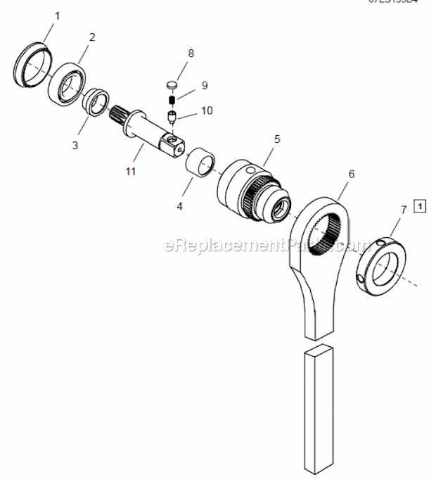 Cleco 67ES135D4 135NM EC Inline Nutrunner Page D Diagram