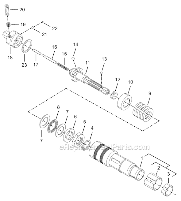 Cleco 8RSAL-20 Finder DriveType Lever Rev. Screwdriver First Generation Page D Diagram