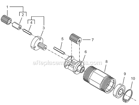 Cleco 8RSATP-5BQ Quick Change Pistol Trigger to Start Rev. Screwdriver Second Generation Page C Diagram