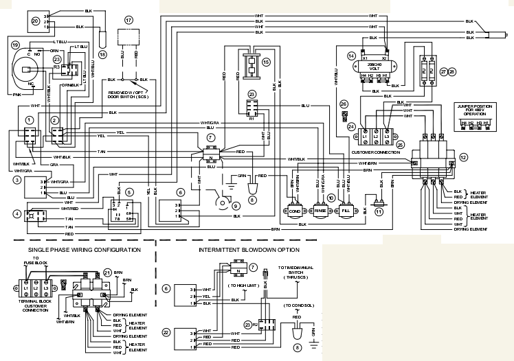 Cleveland 21CET8 Counter Type Electric Convection Steamer Steamcraft 31 Mechanical Timer (Float) Diagram