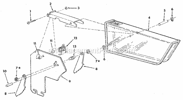 Craftsman 113221620 Table Saw Guard Assembly 508179 Diagram