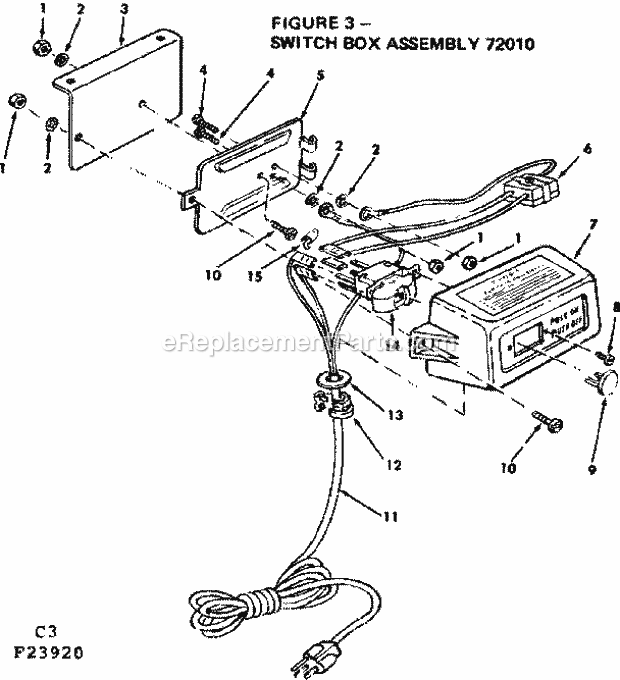 Craftsman 113239290 Planer Page C Diagram