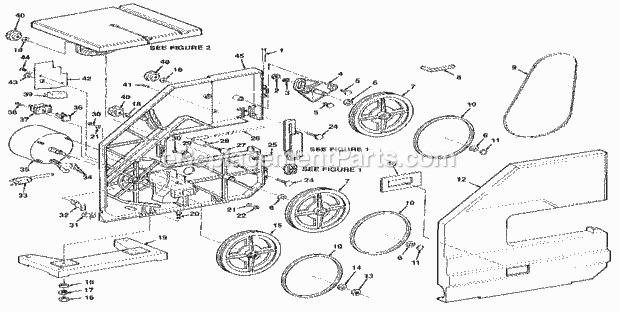 Craftsman 113244500 Band Saw Unit Breakdown Diagram