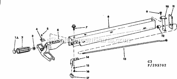 Craftsman 113295702 10 Inch Motorized Saw Rip Fence Assembly Diagram