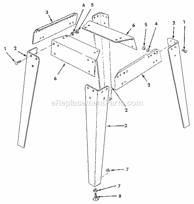 Craftsman 113298060 Table Saw Page F Diagram