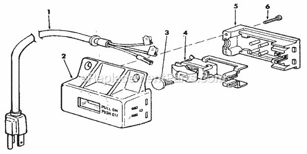 Craftsman 113298721 Table Saw Page C Diagram