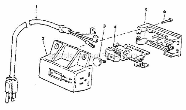 Craftsman 113298760 Table Saw Page B Diagram