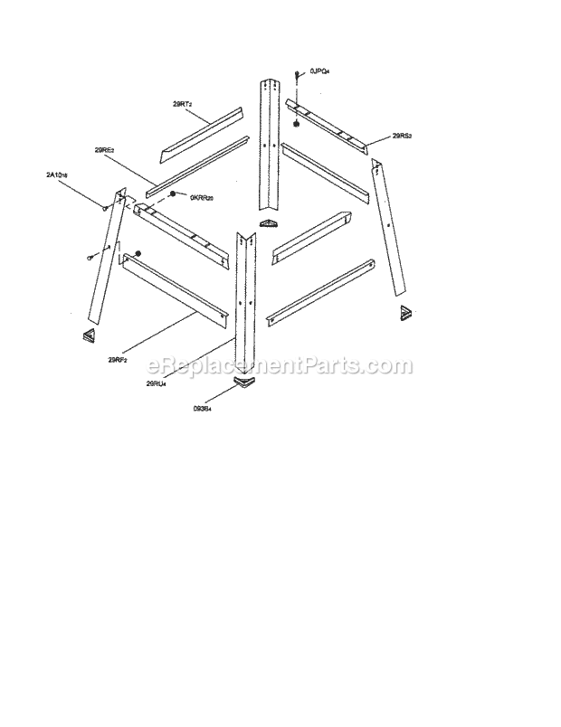 Craftsman 137218020 Table Saw Stand Diagram