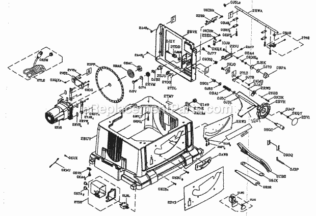 Craftsman 137218070 Table Saw/stand Base Assy Diagram