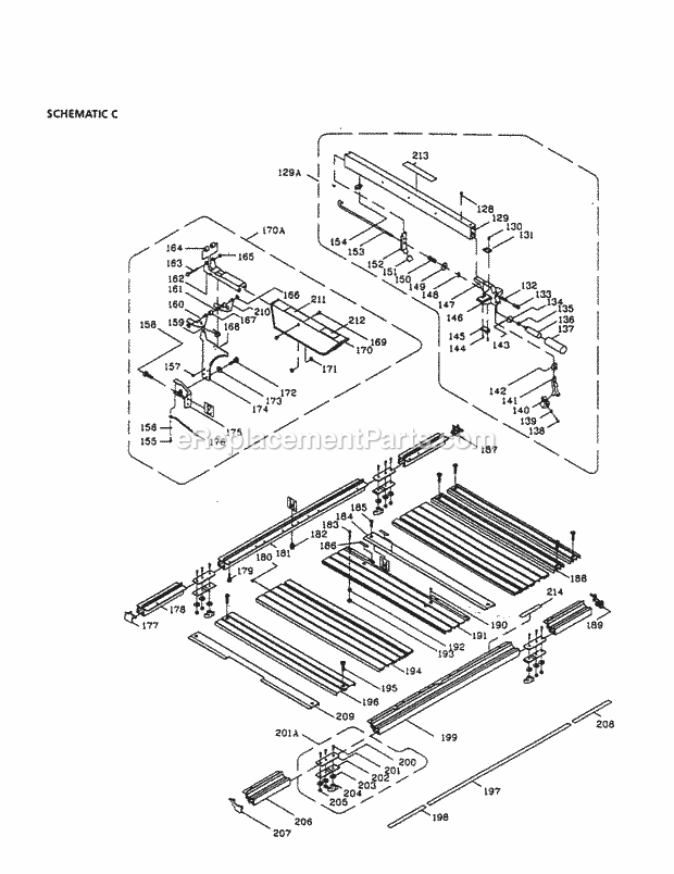 Craftsman 137228010 Table Saw Blade Guard Assembly Diagram