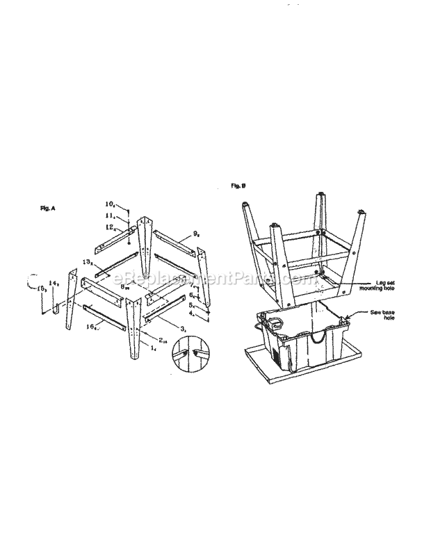 Craftsman 137248100 Table Saw Stand Diagram