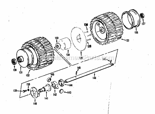 Craftsman 174912901 Reel Mower Page E Diagram