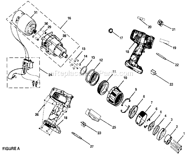 Craftsman 315115470 Drill Motor Assy Diagram