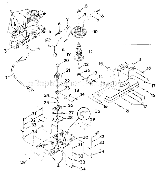 Craftsman 31511690 Sander Unit Parts Diagram