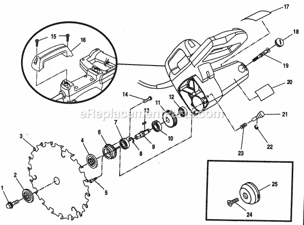 Craftsman 315212240 Miter Saw Blade Assy Diagram