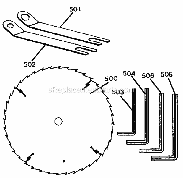 Craftsman 315221850 Table Saw Replacement Parts Diagram