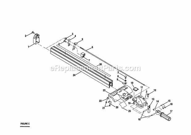 Craftsman 315228310 Table Saw Page C Diagram