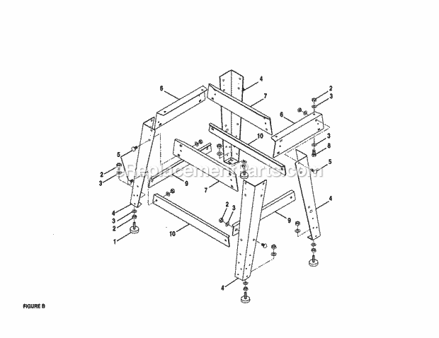 Craftsman 315228490 Table Saw Leveling Foot Diagram