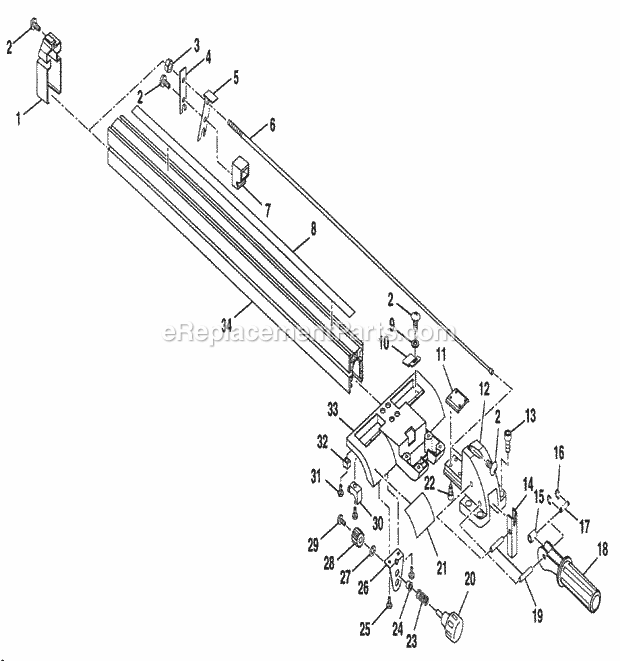 Craftsman 315228590 Table Saw Page C Diagram