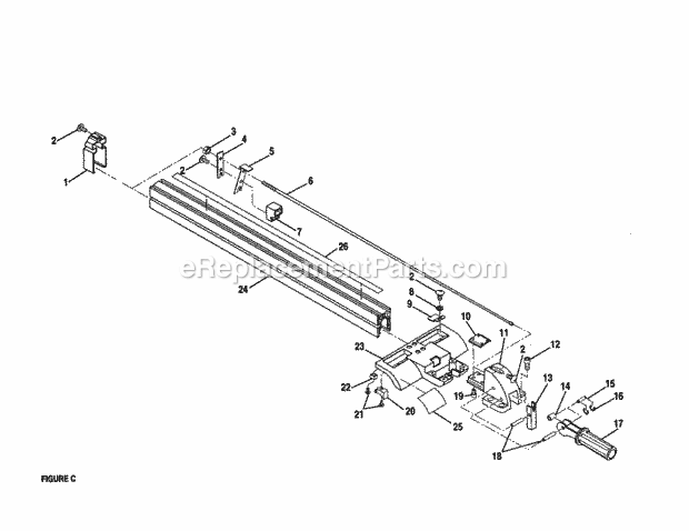 Craftsman 315228930 Table Saw Rip Fence Diagram