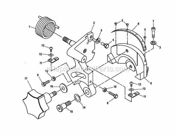 Craftsman 315235370 Accessories For Compound Miter Saw Bevel Pivot Bracket Assem... Diagram