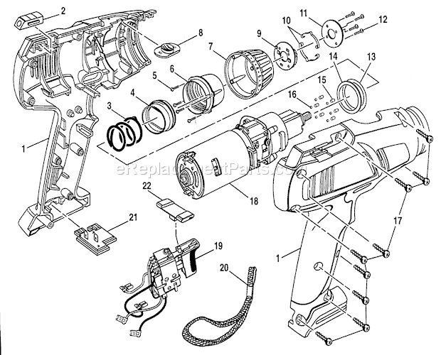 Craftsman 315271251 Drill-driver Drill 315271241 Diagram