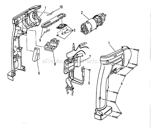 Craftsman 315271390 Drill Driver Replacement Parts Diagram