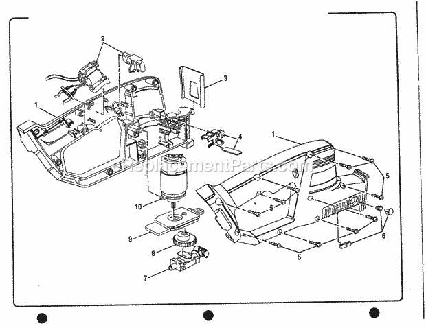 Craftsman 315274189 Cordless Multi Saw Housing Assembly Diagram