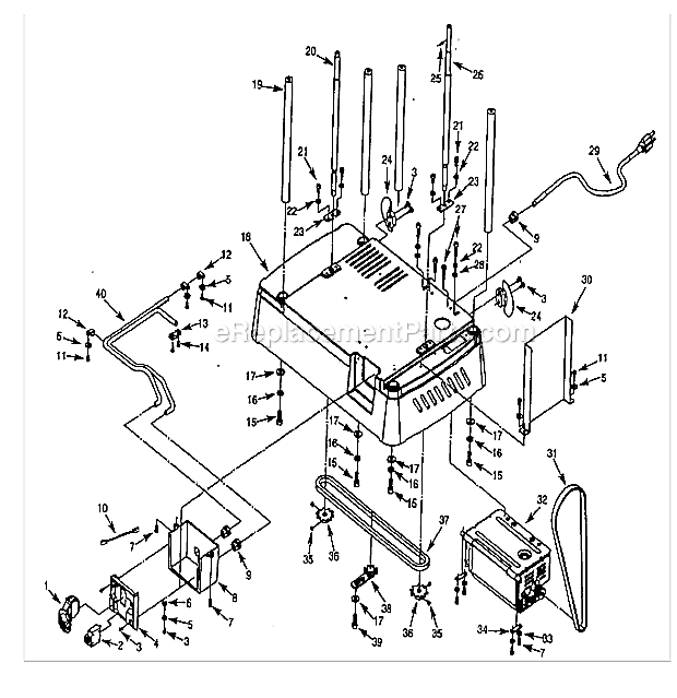 Craftsman 351217330 Planer Base Diagram