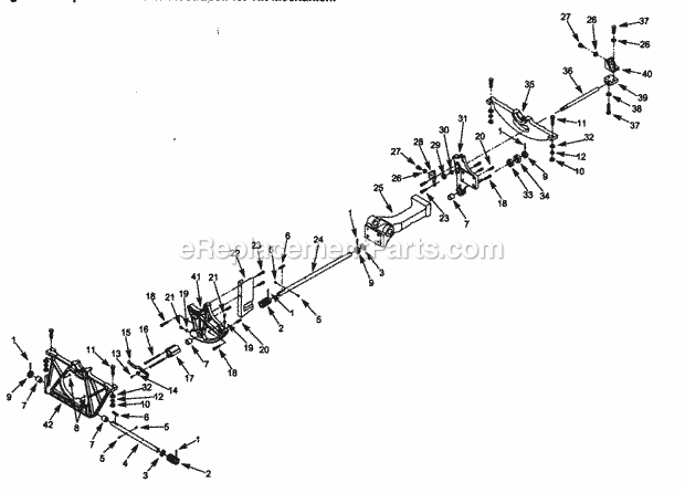 Craftsman 351228040 Right-tilting Arbor Saw Tilt Mechanism Diagram